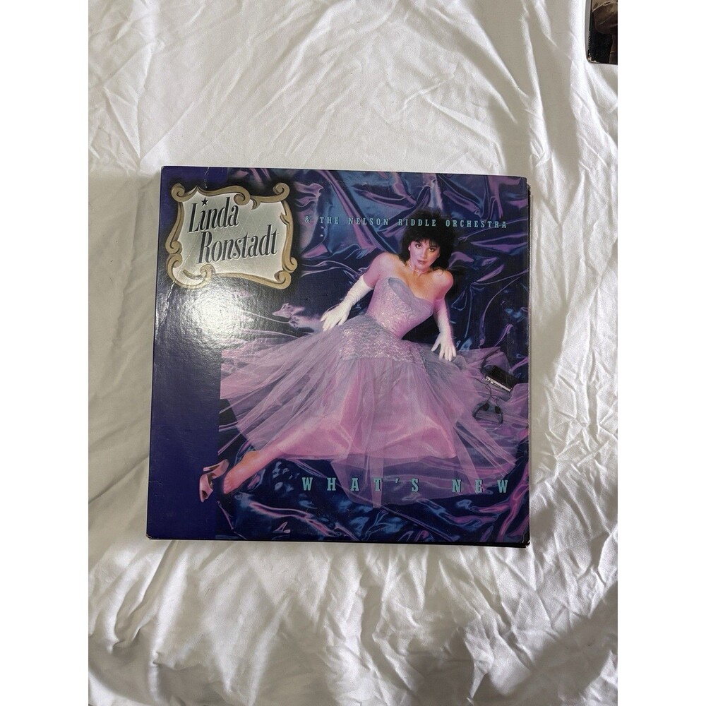 Linda Ronstadt & The Nelson Riddle Orchestra What's New Vinyl Record 1983 EX